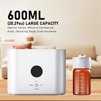 Diffuseur d'huile parfumée sans eau compatible CVC avec nouveau design LED, diffuseur d'arômes avec grand réservoir, parfum puissant
