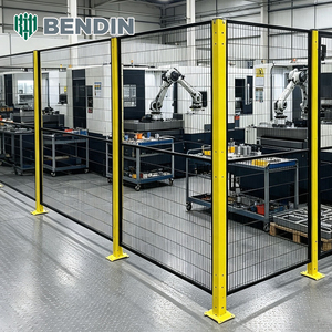 Recinzione <span class=keywords><strong>di</strong></span> Sicurezza per Robot in Acciaio a Basso Tenore <span class=keywords><strong>di</strong></span> Carbonio con Pali in Acciaio Rinforzato per Aree <span class=keywords><strong>di</strong></span> <span class=keywords><strong>Lavoro</strong></span> <span class=keywords><strong>di</strong></span> Macchine CNC e Protezione <span class=keywords><strong>di</strong></span> Macchine Industriali - Product Image 2