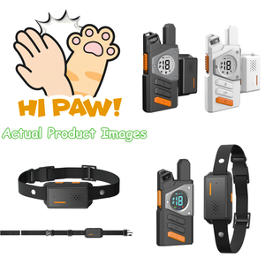 Dispositivo de Entrenamiento para Perros, <span class=keywords><strong>Collar</strong></span> de Adiestramiento Portátil Ultrasónico, Entrenador de Ladridos Automático y Manual, Dos en Uno, Eléctrico, con Rastreo - Product Image 2