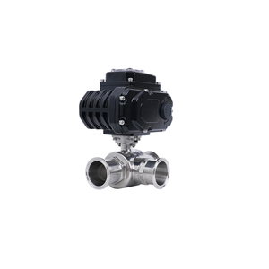 Válvula de bola de acero inoxidable de tres vías con giro de un cuarto de vuelta, marca IP67 HL, para agua, aceite y óxido nitroso - Product Image 2