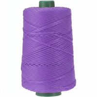 Cordon en macramé 100 % polyester de 3 mm, corde épaisse tressée pour tapis au crochet, artisanat DIY, suspensions murales, porte-plantes, chaussures