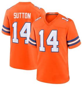Maglie da Football Americano di Alta Qualità per Uomo Denver, Abbigliamento Sportivo, Magliette Ricamate con Logo Cucito, Personalizzabili - Product Image 5