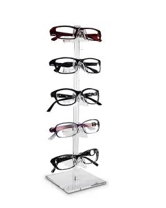Acrylic Eyeglasses Frame Riser Display Stand Sunglasses Rack Sunglasses Rack Holder Acrylic Eyewear Display