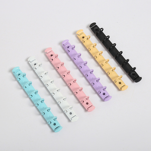 Chất lượng cao A7 6-Ring chất kết dính với Macaron màu Nhà Máy bán hàng trực tiếp kim loại o-loại tập tin Fastener - Product Image 3