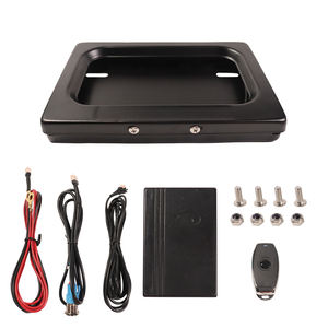 Support de <span class=keywords><strong>plaque</strong></span> d'immatriculation pour <span class=keywords><strong>moto</strong></span> USA avec volet roulant dissimulé 177*100mm - Product Image 4