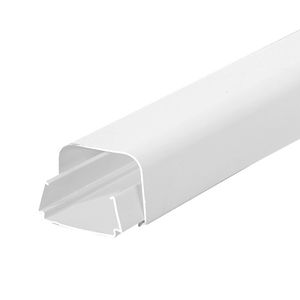 Gaine en PVC solide Euro-Plus pour systèmes de climatisation 2m X 65x50mm - Product Image 1