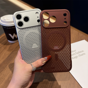 Fundas Magnéticas Ultrafinas Mate con Disipación de Calor para iPhone 17 12 13 14 15 16 Pro Max, Carcasa Trasera Protectora sin Marco - Product Image 6