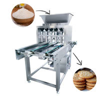 Machine automatique réglable pour l'épandage et la saupoudrage de poudre alimentaire, sucre, sel, pour armoire, 3-5 plaques/min, 220V