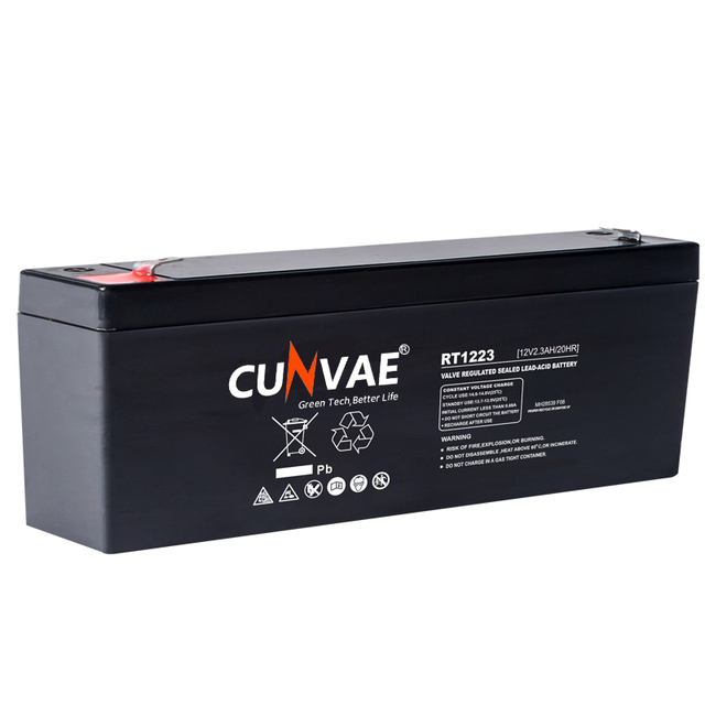 Sealed AGM 12V 2.3Ah Lead Acid Deep Cycle Battery for UPS Golf Carts Electric Wheelchairs Alarm Systems Power Home Appliances