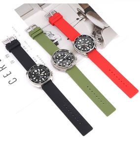 Bracelets de montre en silicone orange très vendus, doux et imperméables, plusieurs tailles 12 16 18 20 22 24 mm, accessoires de montre - Product Image 6