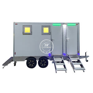 Ducha Portátil de Lujo para Acampar al Aire Libre 2025, Combinación de Baño de Plástico, Inodoro Móvil, Contenedor de Baño, Remolque con Baño - Product Image 3