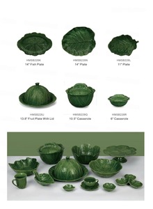 ชุดอาหารเซรามิกนูนลาย 3 มิติ ขายดี ทนทาน ลายกะหล่ำปลี สำหรับงานแต่งงาน โรงแรม งานเลี้ยง ปรับแต่งได้ ขายส่ง - Product Image 6