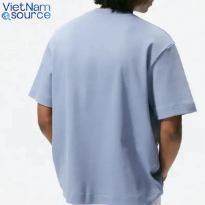 เสื้อยืดผ้าฝ้ายสวมใส่สบายสำหรับผู้ชายและผู้หญิง-แฟชั่นทนทานและมีสไตล์-ผลิตจากแหล่งผลิตจากโรงงานเวียดนาม - Product Image 2