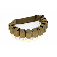Pochettes tactiques en nylon pour ceinture - Ceinture porte-grenades robuste de 40 mm pour les passionnés