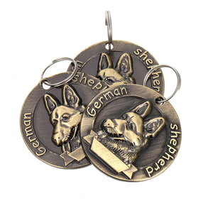 Plaque d'identification 3D en relief pour chien, anti-perte, gravable, accessoires pour animaux de compagnie, pour le commerce extérieur - Product Image 1