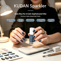 Vernis à ongles KUDAN multi-tendances, couleurs non toxiques, à base d'eau, facile à décoller, sans lampe, brillant, manucure DIY, certifié UE, vente en gros