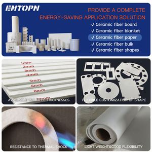 Không dễ cháy vật liệu sợi gốm bông chống cháy sợi thủy tinh gốm giấy - Product Image 2