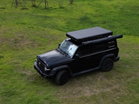Auvent latéral de voiture autoportant à 270 degrés, structure en aluminium robuste et imperméable de 2,2 m, éclairage LED, toit de véhicule