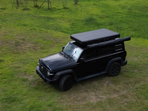 Auvent latéral de voiture autoportant à 270 degrés, structure en aluminium robuste et imperméable de 2,2 m, éclairage LED, <span class=keywords><strong>toit</strong></span> de véhicule - Product Image 4