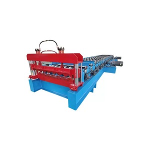 Automatische Zinkdach platte Dachbahn walzen form maschine Ein schicht ige Metalldach form maschine Fliesen herstellungs maschine - Product Image 2