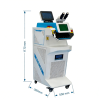 Machine de soudage laser miniature Okslaser 200W pour bijoux en or et en argent, avec caméra CCD, soudeuse laser dentaire