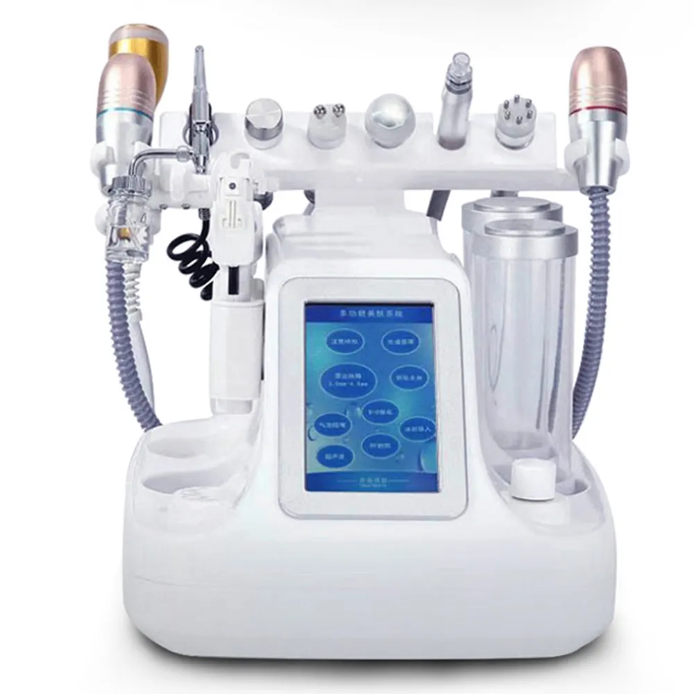 H202 microdermabrasion aqua peel Hydra small bubble 8 in 1 Hydro beauty facial machine with led mask