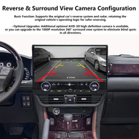 Penhui pour Lexus LX570 2007-2015 8+256GB  Système audio haute fidélité Android 13 Lecteur radio de voiture Écran 19,8 pouces DSP 2 Din