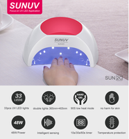 Matériel plastique ABS pour manucure, lampe sèche-ongles Gel UV à LED, sans fil, de haute qualité, pour usage professionnel, Salon, nouveau, 48w