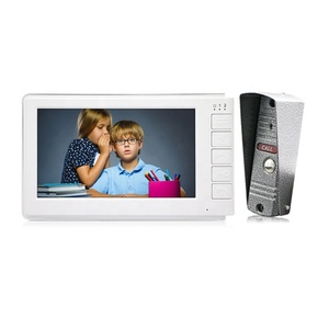 7-inch màu video Cửa Điện thoại Interphone với Night Vision Camera Home <span class=keywords><strong>Security</strong></span> video chuông cửa sinh trắc học kiểm soát truy cập sản phẩm - Product Image 1