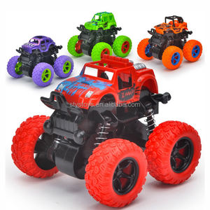 لعبة القصور الذاتي للسيارة مزدوجة الجانب لسلامة السيارة مقاومة للصدمات والسقوط مقاومة للتحطم والاحتكاك مركبة لعبة - Product Image 2