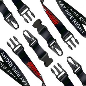 Custom Neck Fabric Strap Keychain Rope Satin <b>Polyester</b> <b>Lanyard</b> Customised Sports Teams <b>Lanyards</b> - Product Image 3