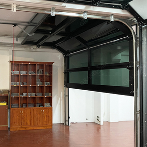 Fabricant de <span class=keywords><strong>Garage</strong></span> 16x7 12x7 8x7 étanche transparent sans cadre en alliage d'aluminium sectionnel moderne porte de <span class=keywords><strong>Garage</strong></span> en verre - Product Image 6