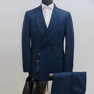 Setelan gaya Vintage pria, setelan jas Double-Breasted, gaya Vintage Amerika, manik-manik, desain baru untuk bisnis & pakaian kasual - Product Image 6