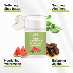 Nemlendirici Doğal Vegan Karpuz Yüz Kremi Günlük Jel Nemlendirici Hyaluronik Asit ile - Product Image 3