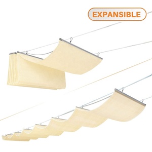 Estructura de diseño para exteriores, toldo retráctil automático motorizado de 8x5, 8x6, pérgola, <span class=keywords><strong>vela</strong></span> de sombra ondulada - Product Image 2