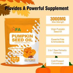 Cápsulas de Aceite de Semilla de Calabaza OEM ODM con Calorías, Proteínas y Fibra Dietética, Refuerza el Sistema Inmunológico, Protege la Salud Digestiva - Product Image 5
