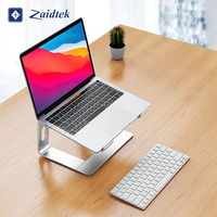 Support de bureau pour ordinateur portable en aluminium, support de refroidissement réglable en hauteur, support portable pour ordinateur portable
