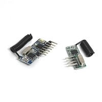 433 mhz RF récepteur apprentissage Code décodeur Module 433 mhz sans fil 4 canaux sortie bricolage kit pour télécommande 1527 encodage