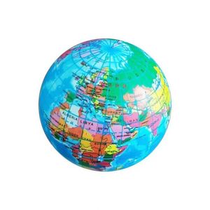 Global Balls Fidget Jumbo Pu Foam Earth Map Kawaii Stress Slow Rising Squishy Ball Squeeze Toys - Product Image 1