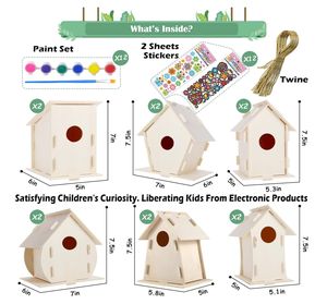 <span class=keywords><strong>Pajarera</strong></span> de madera rústica para cría de <span class=keywords><strong>canarios</strong></span> Jaula de pinzones y pájaros cantores resistente a la intemperie - Product Image 6