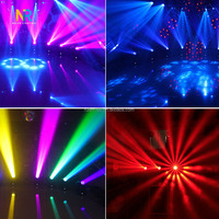 Luces LED de Cabeza Móvil Sharpy Beam 230W 7R, Iluminación RGBW para Escenarios, DMX, DJ, Clubes, Bodas