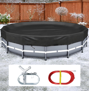 Cubierta <span class=keywords><strong>para</strong></span> <span class=keywords><strong>Piscina</strong></span> de <span class=keywords><strong>Invierno</strong></span> Resistente a los Rayos UV, de PE, <span class=keywords><strong>para</strong></span> Piscinas Redondas y Rectangulares, Protección Exterior, Construcción Duradera, Personalizable - Product Image 4