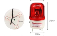Luz estroboscópica LED de advertencia para cerca eléctrica, sistema de seguridad, alarma, linterna, lámpara