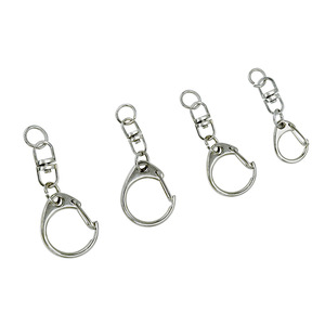Llavero de aleación de zinc con mosquetón en forma de C, juego de 4 piezas, gancho de metal duradero para accesorios de juguetes de peluche - Product Image 2