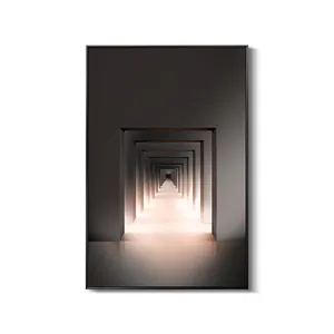 Pintura decorativa ecológica, pintura arquitetural preto e branco para sala de estar, arte sensual, estereoscópica 3d, pintura vertical na parede