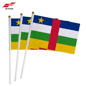 卸売中央アフリカ共和国国旗14 * 21cmカスタム中央アフリカ共和国国旗