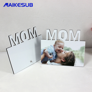 Cadeau de fête des mères Plaques photo personnalisées en bois vierge sublimation MDF maman <span class=keywords><strong>papa</strong></span> GRAD <span class=keywords><strong>cadre</strong></span> photo - Product Image 3
