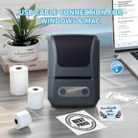 HZTZ Q11 Mini imprimante thermique de poche pour tickets de réception 58mm Imprimante d'étiquettes portable pour Android IOS en stock