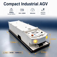 Robot AGV mobile certifié CE TZBOT 500 kg pour la manutention automatisée en fabrication et la logistique intelligente