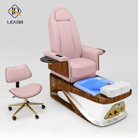 Chaise de pédicure électrique inclinable avec massage, équipement de salon de beauté, couleur personnalisée moderne, à vendre